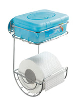 Turbo-Loc® Toilettenpapierhalter mit Ablage Befestigen ohne bohren
