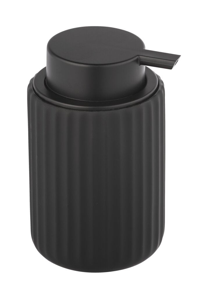 Seifenspender Mod. Belluno Schwarz Keramik Pumpspender