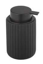 Seifenspender Mod. Belluno Schwarz Keramik Pumpspender