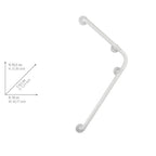 Wandhaltegriff Mod. Secura 78 x 55,5 cm Weiß