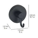 Mod. Vacuum-Loc® Haken Schwarz 2er Set Handtuch-Haken, Kleiderhaken, Befestigen ohne bohren