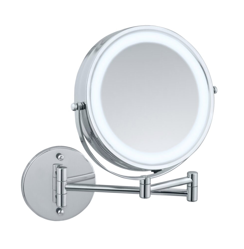 Power-Loc® LED Wandspiegel Lumi 5-fach Vergrößerung, Befestigen ohne bohren
