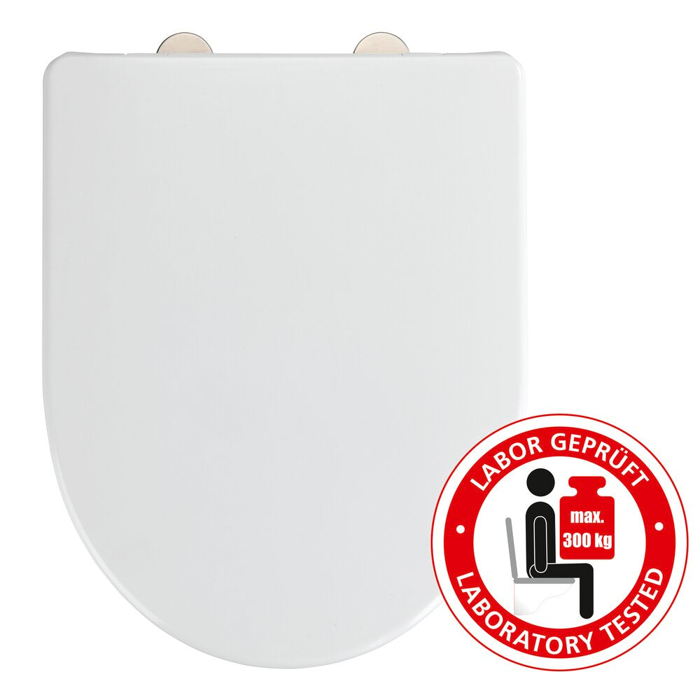 WC-Sitz Exclusive Nr. 9 aus antibakteriellem Duroplast, mit Absenkautomatik