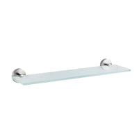 Glas Wandablage Mod. Bosio matt Edelstahl rostfrei