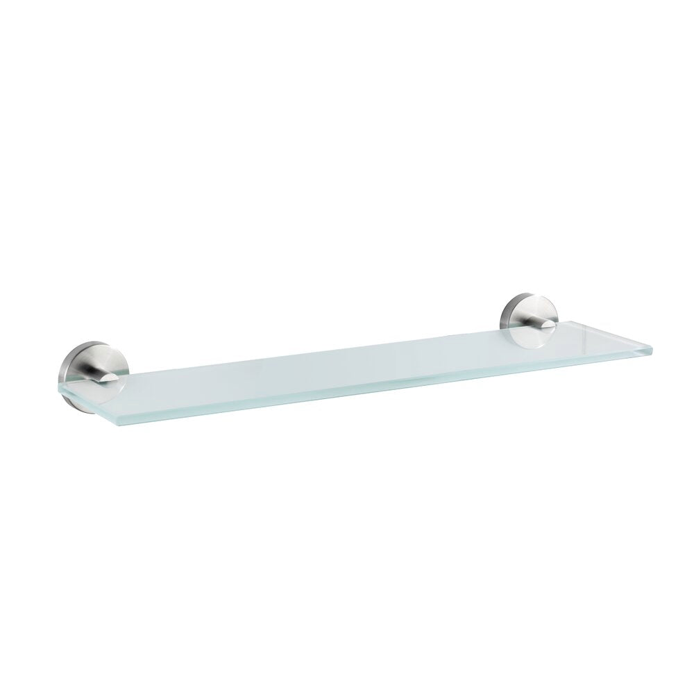 Glas Wandablage Mod. Bosio matt Edelstahl rostfrei
