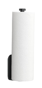 Küchenrollenhalter Mod. Nio Schwarz Selbstklebend, Befestigen ohne Bohren