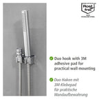 Waschbeckenbrause mit Duo Haken mit Easy-Clip Schiebefunktion