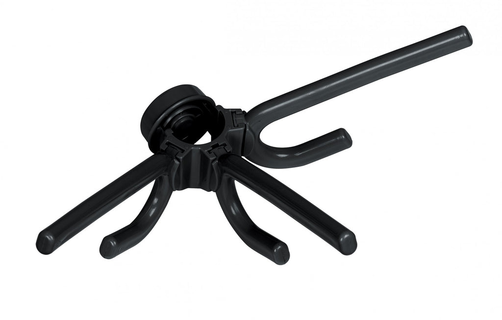 Wenko Dreierhaken Mod. Herkules Schwarz, 2er Set, Haken mit je 3 Aufhängern