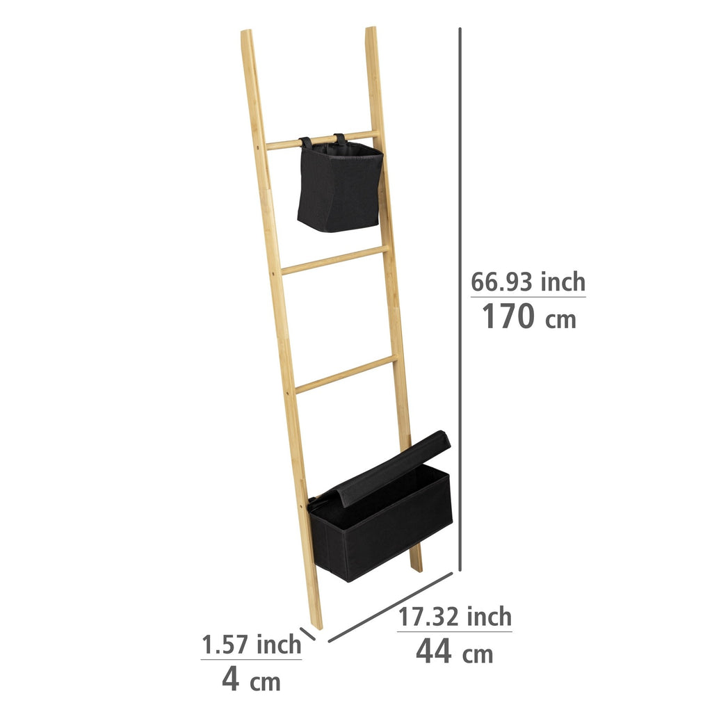 Wenko Handtuchleiter Mod. Ecori, mit 2 Fächern