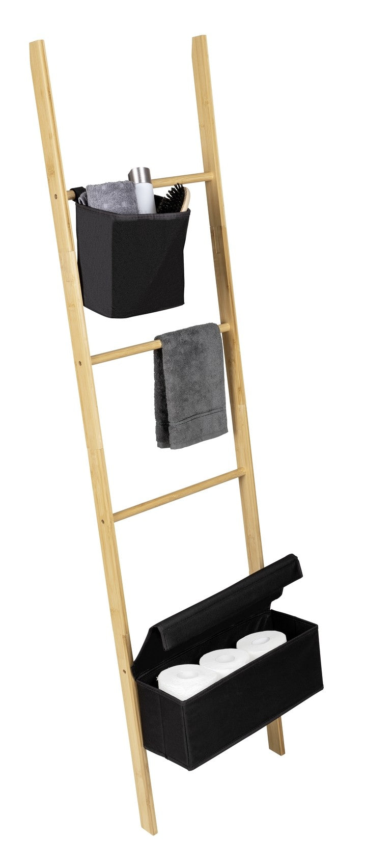 Wenko Handtuchleiter Mod. Ecori, mit 2 Fächern