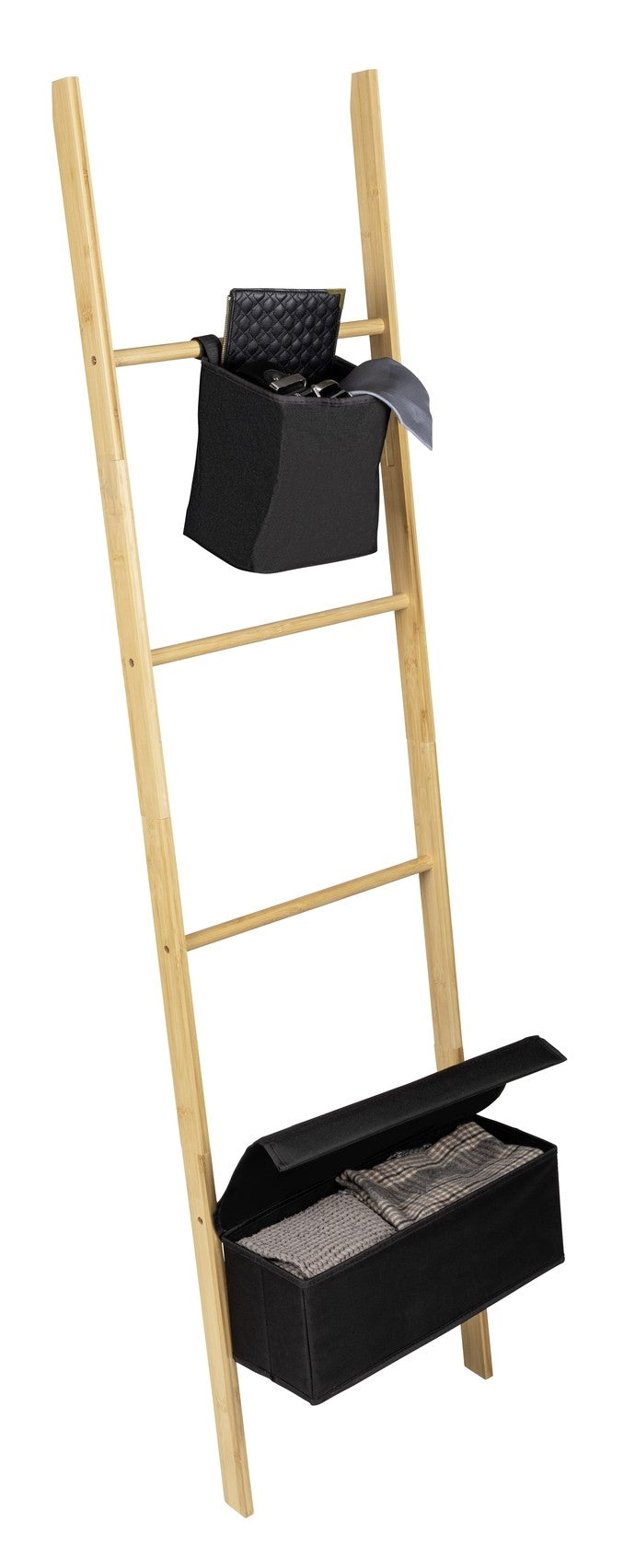 Wenko Handtuchleiter Mod. Ecori, mit 2 Fächern