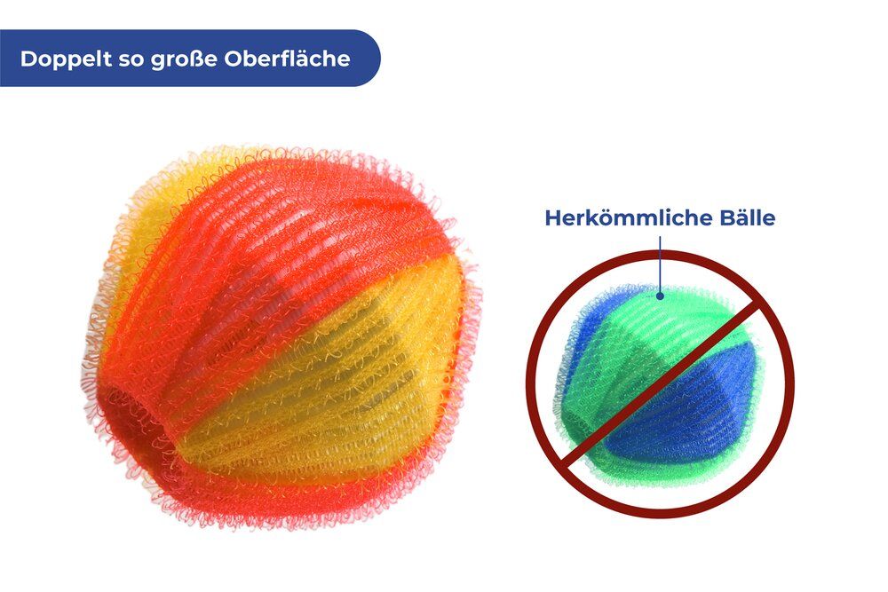 Wenko Waschbälle Flusenschreck Jumbo 3er Set Tierhaarentferner Wäschebälle