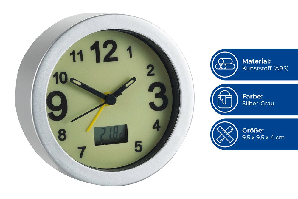 Wecker nachtleuchtend leuchtende Uhr mit sichtbarer Uhrzeit auch im Dunkeln