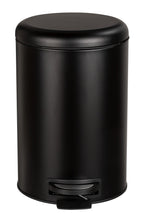 Wenko Treteimer Mod. Leman Easy Close Schwarz 20 L, mit herausnehmbarem Einsatz