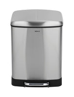 Wenko Treteimer Studio Easy-Close Duo Edelstahl 2 x 12 L, rostfrei, Absenkautomatik