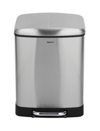 Wenko Treteimer Studio Easy-Close Duo Edelstahl 2 x 12 L, rostfrei, Absenkautomatik