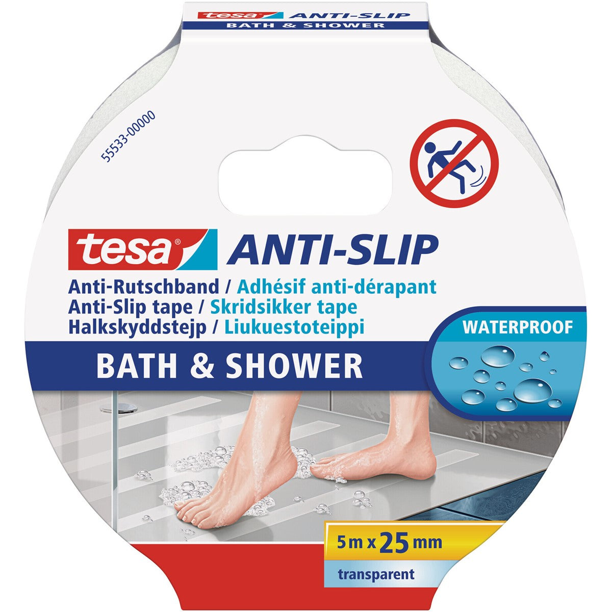 tesa Anti-Rutschband Bad & Dusche