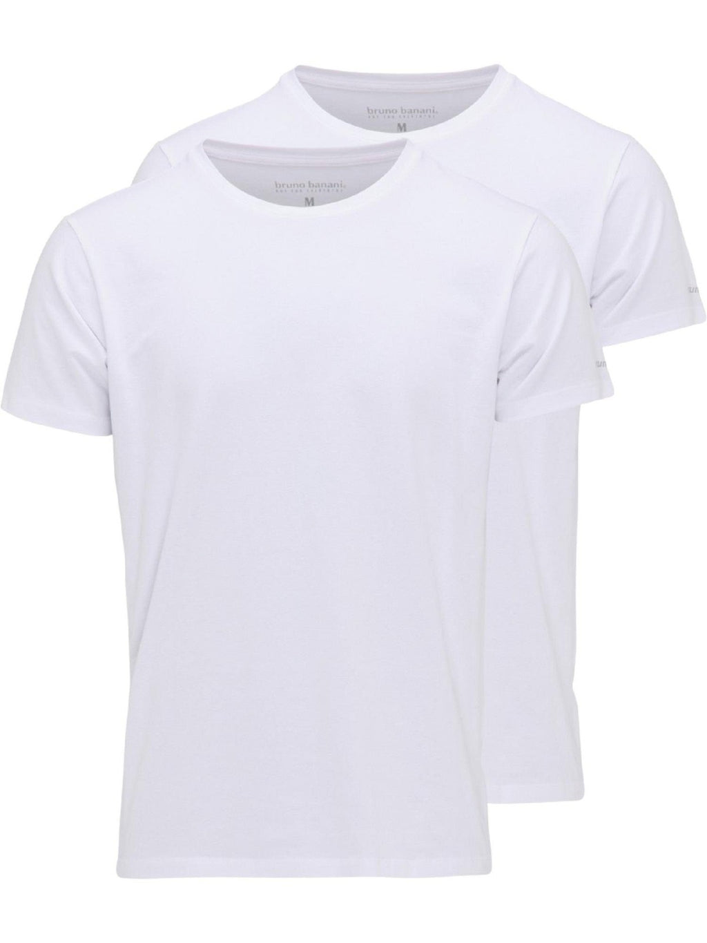Bruno Banani Herren T-Shirt 2er Pack Baumwolle Stretch Rundhals Modern Fit