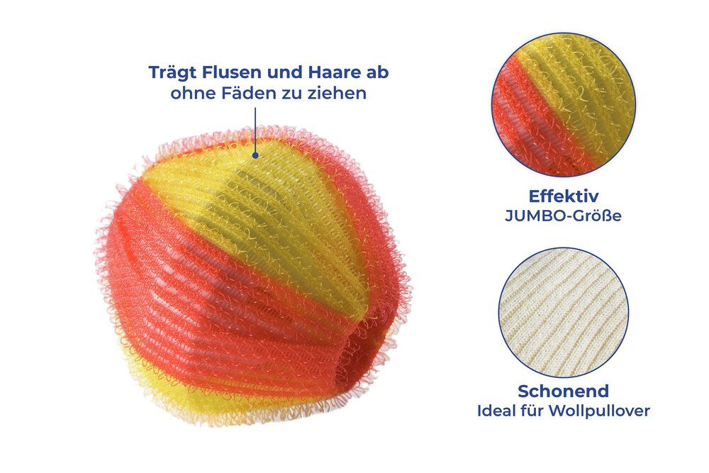 Wenko Waschbälle Flusenschreck Jumbo 3er Set Tierhaarentferner Wäschebälle