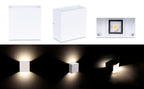 SOBROVO LED Wall Light / Wandleuchten 2er Pack 12W Wandlampe Außen/Innen IP65