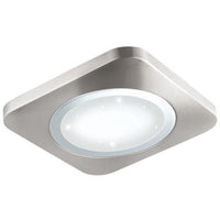 EGLO LED Deckenlampe Deckenleuchte Stahl chrom Kunststoff Kristall Wamr weiß