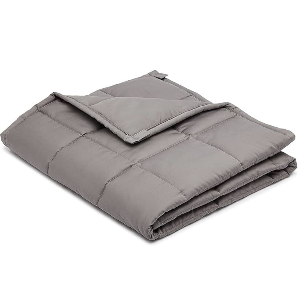 Gewichtsdecke 4,5kg Kinder Therapie Decke Baumwolle Decke Rosa/Grau 104*152cm