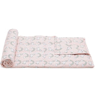 Amazon® Basics™ Kinder - Gewichtsdecke  3,18kg - 104 x 152 cm - Rosa / Einhorn