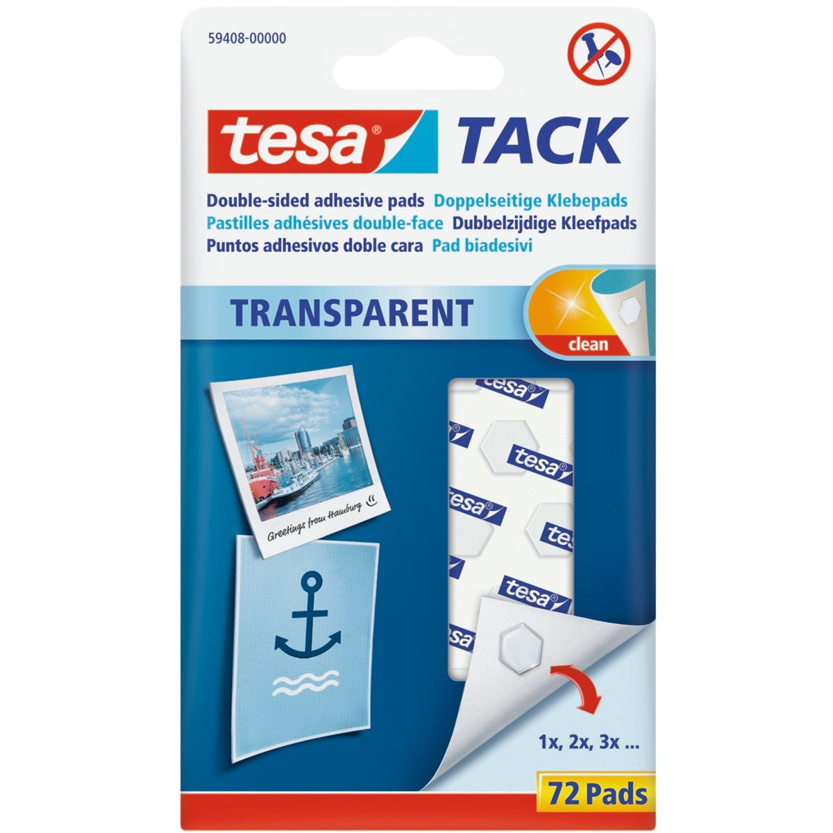 tesa TACK Doppelseitige Klebepads
