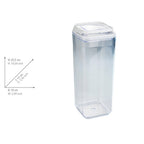Aufbewahrungsdose Mod. Turin 1,7 l stapelbare Vorratsdose mit Sichtfenster