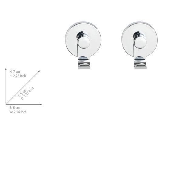 Vacuum-Loc® Haken-Set Mod. Irun Befestigen ohne bohren