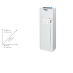 Stand WC-Garnitur Mod. Imon 6 in 1 Weiß matt integrierter Toilettenpapierhalter, WC-Bürstenhalter, Ersatzrollenhalter, Stauraumfächer und Ablage