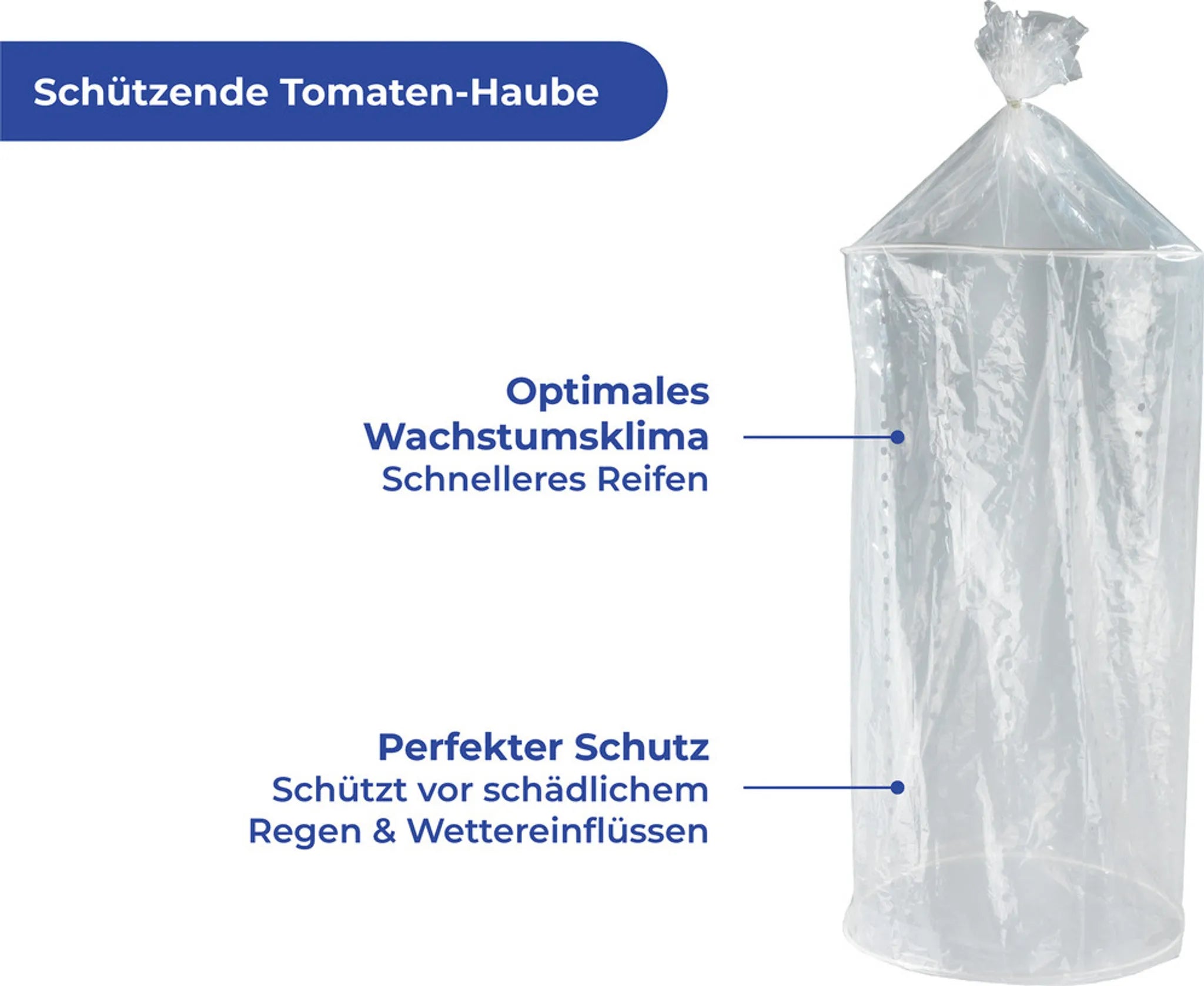 Maximex Tomaten Schutzhauben Reifehaube Tomatenreifung Garten 2-er Set