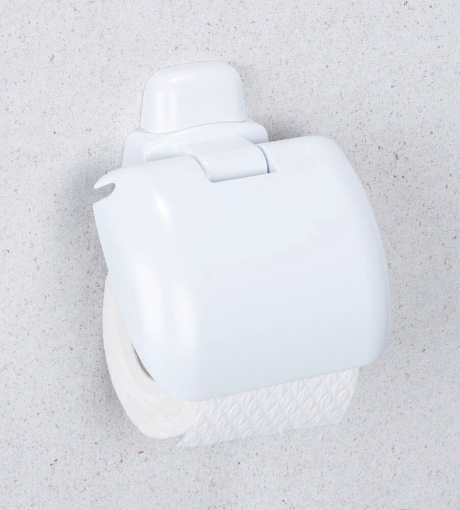 Toilettenpapierhalter Mod. Pure mit Deckel inkl. Befestigungsmaterial