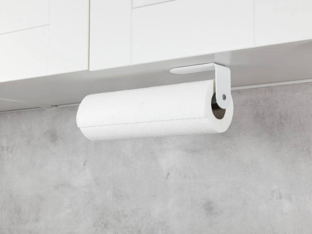 Wenko Küchenrollenhalter Nio Weiß Selbstklebend Ohne Bohren Aluminium Wandhalter