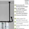 WENKO Decken Stütze Dusche Stangen 57 cm Befestigung Vorhänge Bad Eck Badewannen