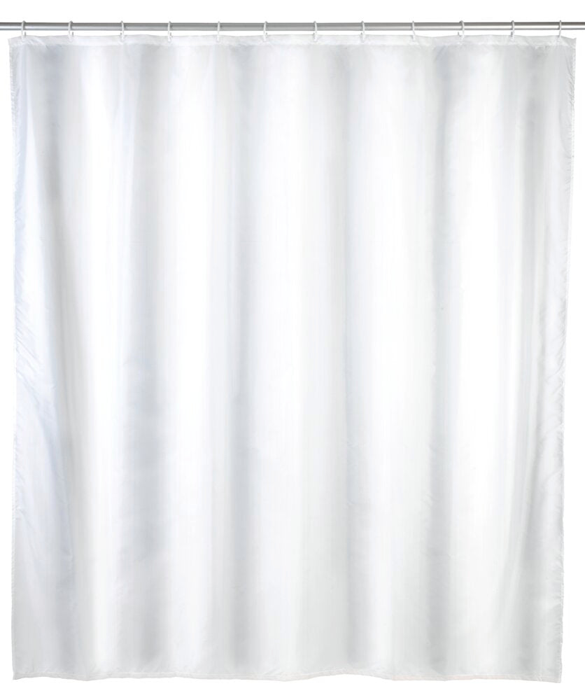 Duschvorhang Uni Weiß, 180 x 200 cm 180 x 200 cm