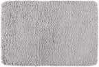 WENKO Badteppich Belize Grau 60x90cm Badematte Rutschfest Mikrofaser
