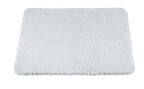 Badteppich Mod. Badia, weiß, Polyester, 55x65 cm rutschhemmend durch TPR-Rücken