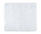 Badteppich Mod. Badia, weiß, Polyester, 55x65 cm rutschhemmend durch TPR-Rücken