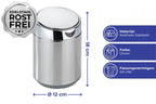 Wenko Tisch- und Kosmetikeimer mit Sensor Chrom, 0,8 l