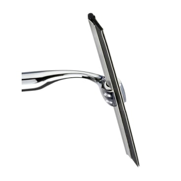 WENKO Terni Badezimmerwischer / Abzieher – Breite: 24,5 cm, Farbe: silber