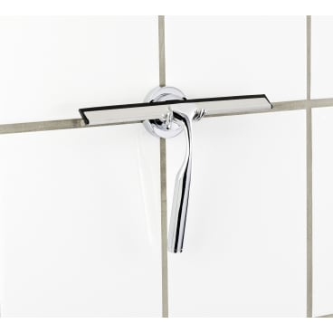 WENKO Terni Badezimmerwischer / Abzieher – Breite: 24,5 cm, Farbe: silber