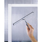 WENKO Terni Badezimmerwischer / Abzieher – Breite: 24,5 cm, Farbe: silber