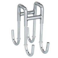 WENKO Doppel-Duschhaken – Maße: 8 x 8 x 3,5 cm, 4 Haken