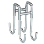 WENKO Doppel-Duschhaken – Maße: 8 x 8 x 3,5 cm, 4 Haken