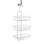 WENKO Exclusiv Duschcaddy Nivala 3 Ablagen – Maße (B x H x T): 22 x 50 x 13,5 cm