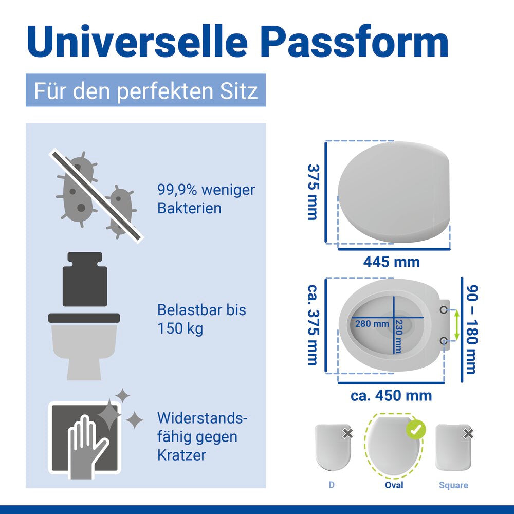 WC Sitz Mod. Ottana Beige Toilettendeckel mit Absenkautomatik
