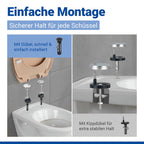 WC Sitz Mod. Ottana Beige Toilettendeckel mit Absenkautomatik