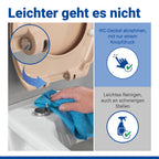 WC Sitz Mod. Ottana Beige Toilettendeckel mit Absenkautomatik