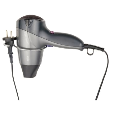 WENKO Milano Haartrocknerhalter – Fönhalter inkl. Schrauben und Dübel